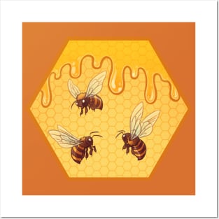 Honey and Bees 1 Posters and Art